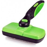 Self Cleaning Slicker Brush Gently Removes Loose Undercoat Mats or Tangled Hair Being Brushed with The Grooming Brush