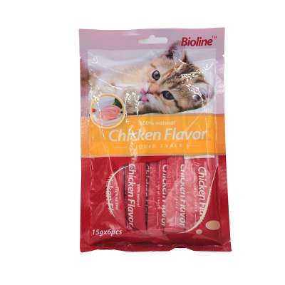 Organic Pet Food Good Absorption Chicken Flavor Pet Cat Snack