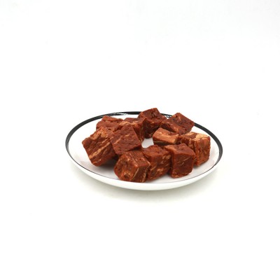 Safety Healthy Pet Snack Food Dried Dried Beef Cubes Dog Treats